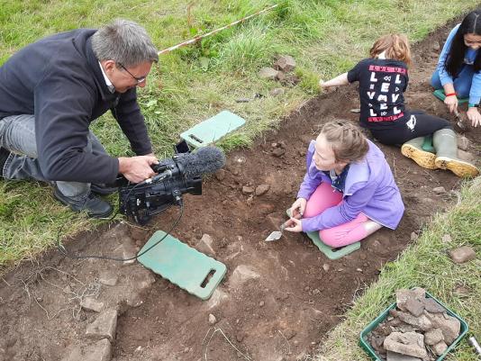 Excavation at Newmills