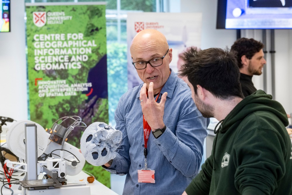 technician chatting with guest at the Technician Showcase 2024